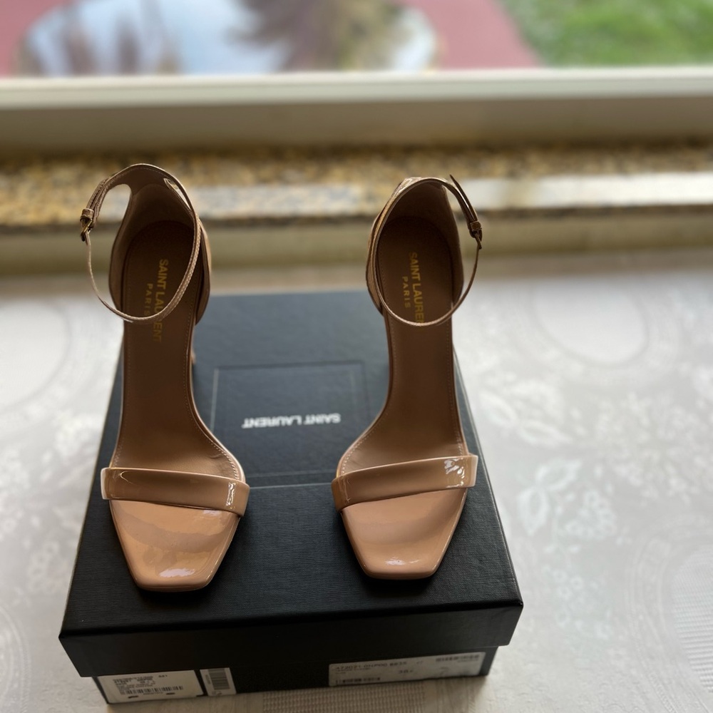 Saint Laurent Beige Women's Heels - Picture 13 of 16
